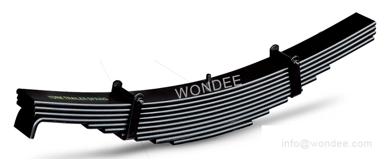 A 90x13-10 heavy duty leaf spring for semi trailers and trucks from a China manufacturer/WONDEE Autoparts