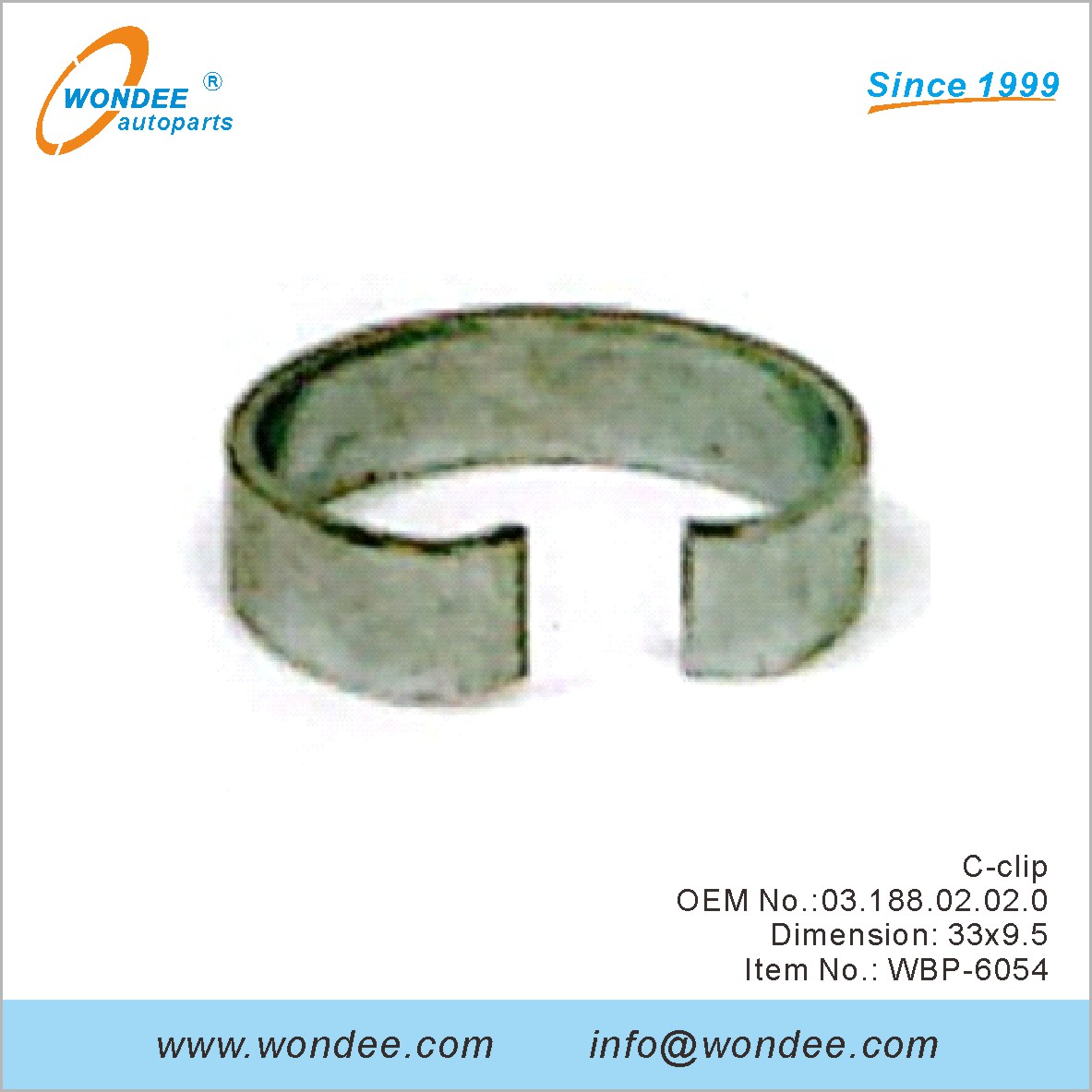 C-clip OEM 0318802020 for BPW from WONDEE