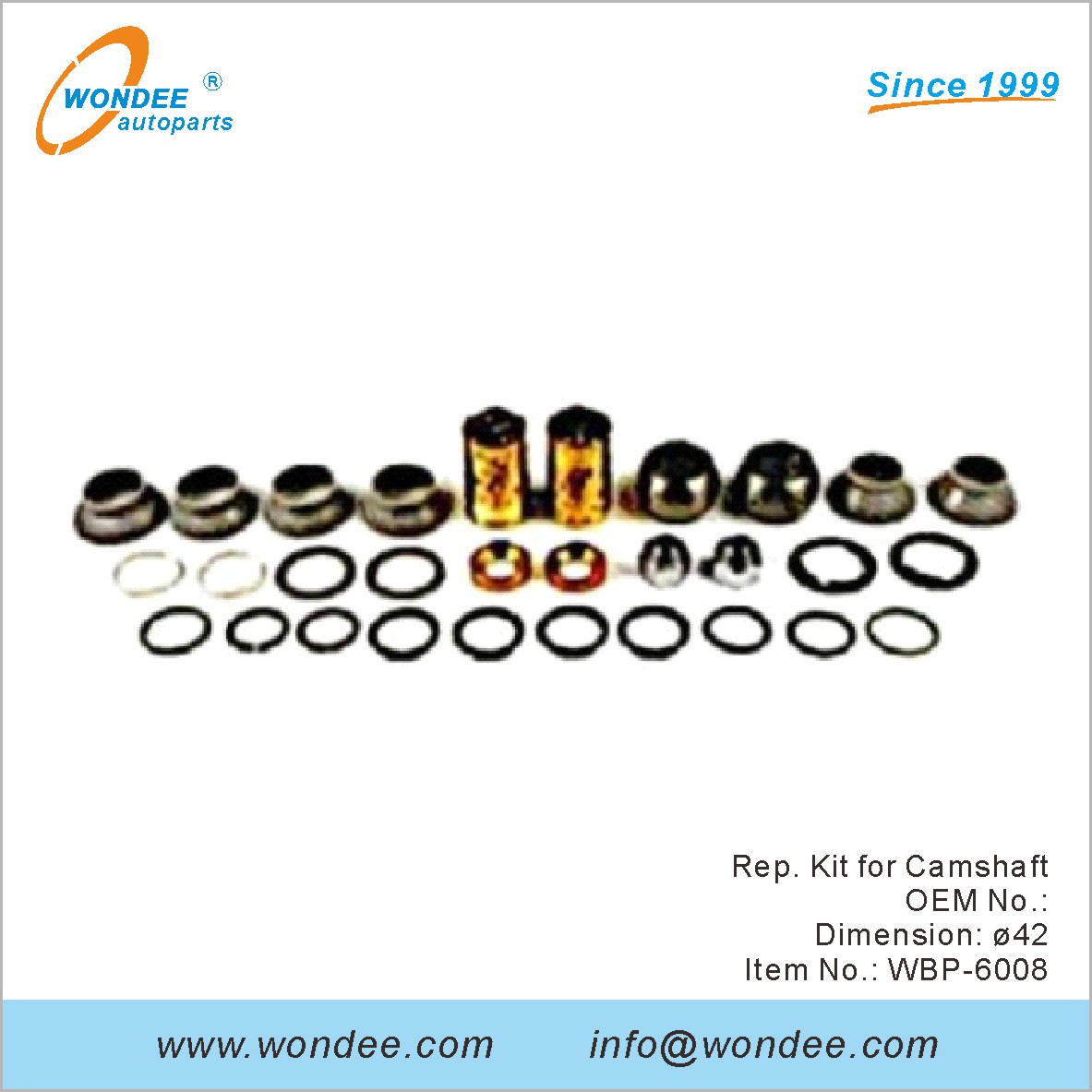 Rep Kit for Camshaft OEM for BPW from WONDEE (2)