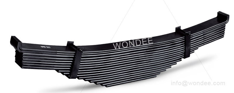 A heavy duty leaf spring for 24T bogie suspensions from a China manufacturer/WONDEE Autoparts