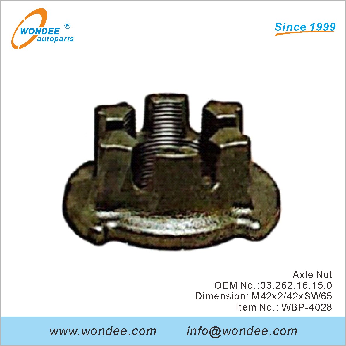 Axle Nut OEM 0326216150 for BPW from WONDEE