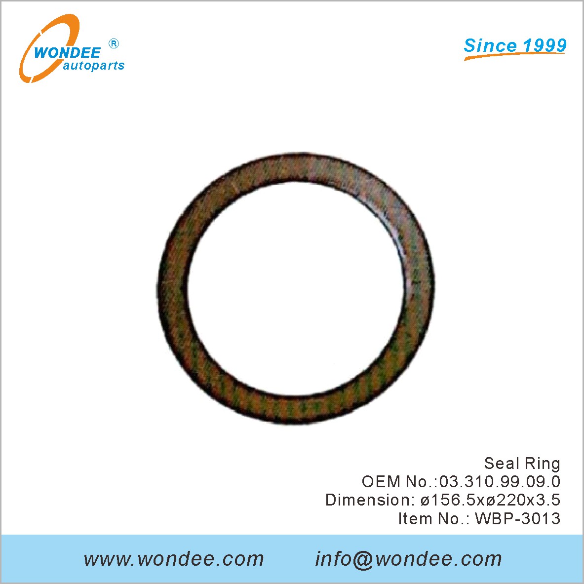 Seal Ring OEM 0331099090 for BPW from WONDEE