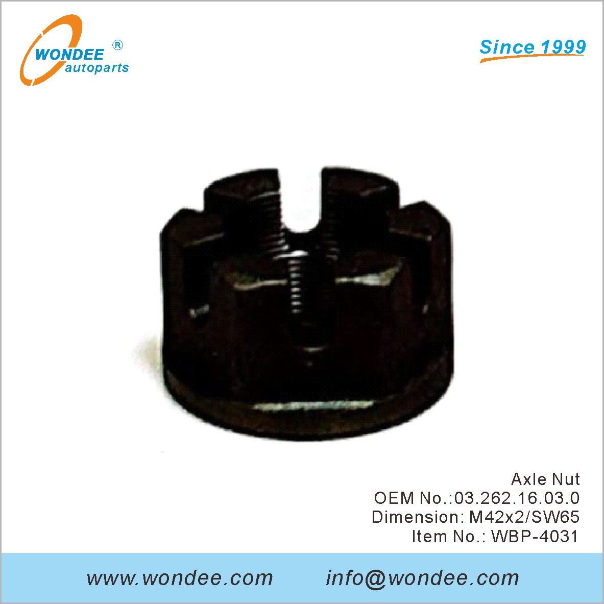 Axle Nut OEM 0326216030 for BPW from WONDEE