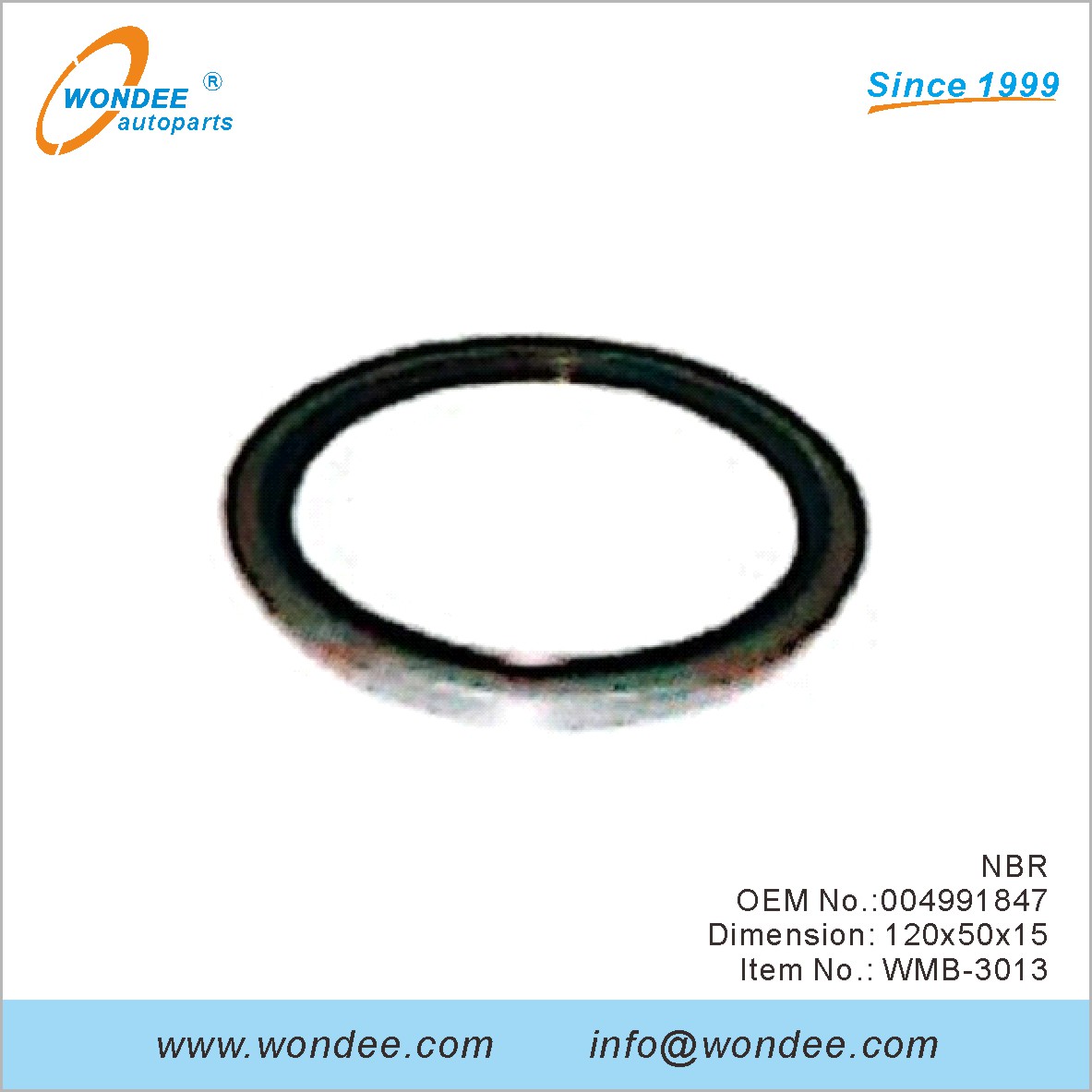 NBR OEM 004991847 for Benz from WONDEE 