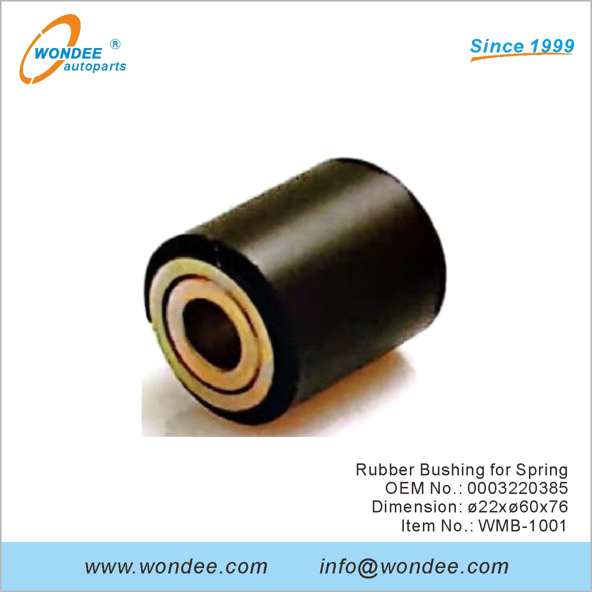 Rubber Bushing for Spring OEM 0003220385 for Benz from WONDEE