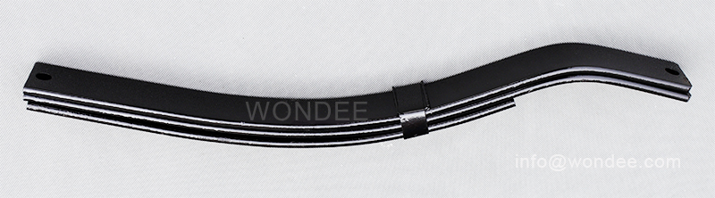 A single eye small size leaf spring for agricultural trailers from a China manufacturer/WONDEE Autoparts