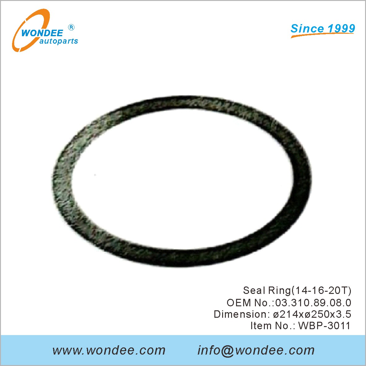 Seal Ring(14-16-20T) OEM 0331089080 for BPW from WONDEE