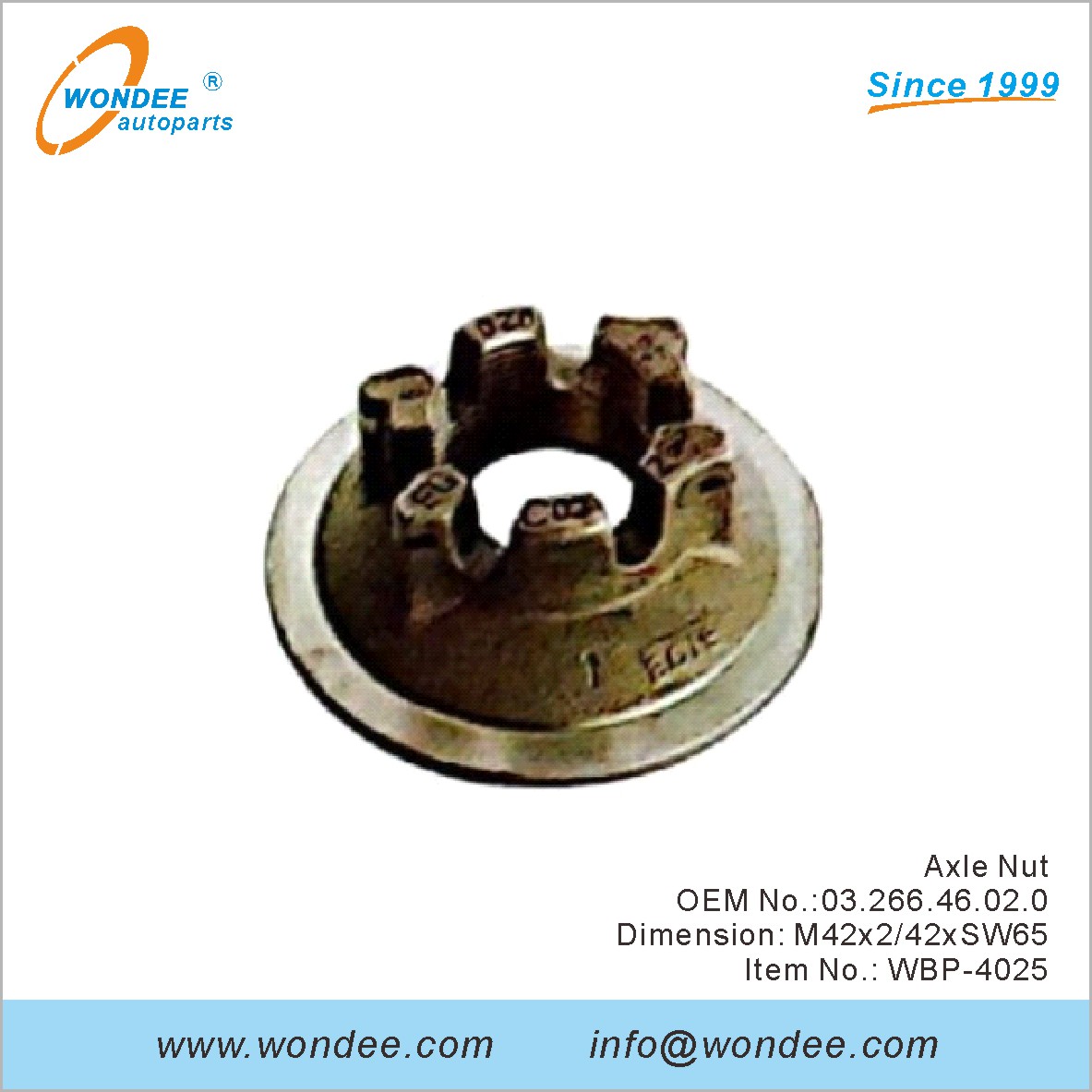 Axle Nut OEM 0326646020 for BPW from WONDEE