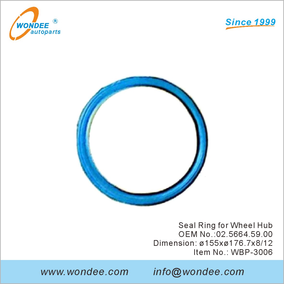 Seal Ring for Wheel Hub OEM 0256645900 for BPW from WONDEE