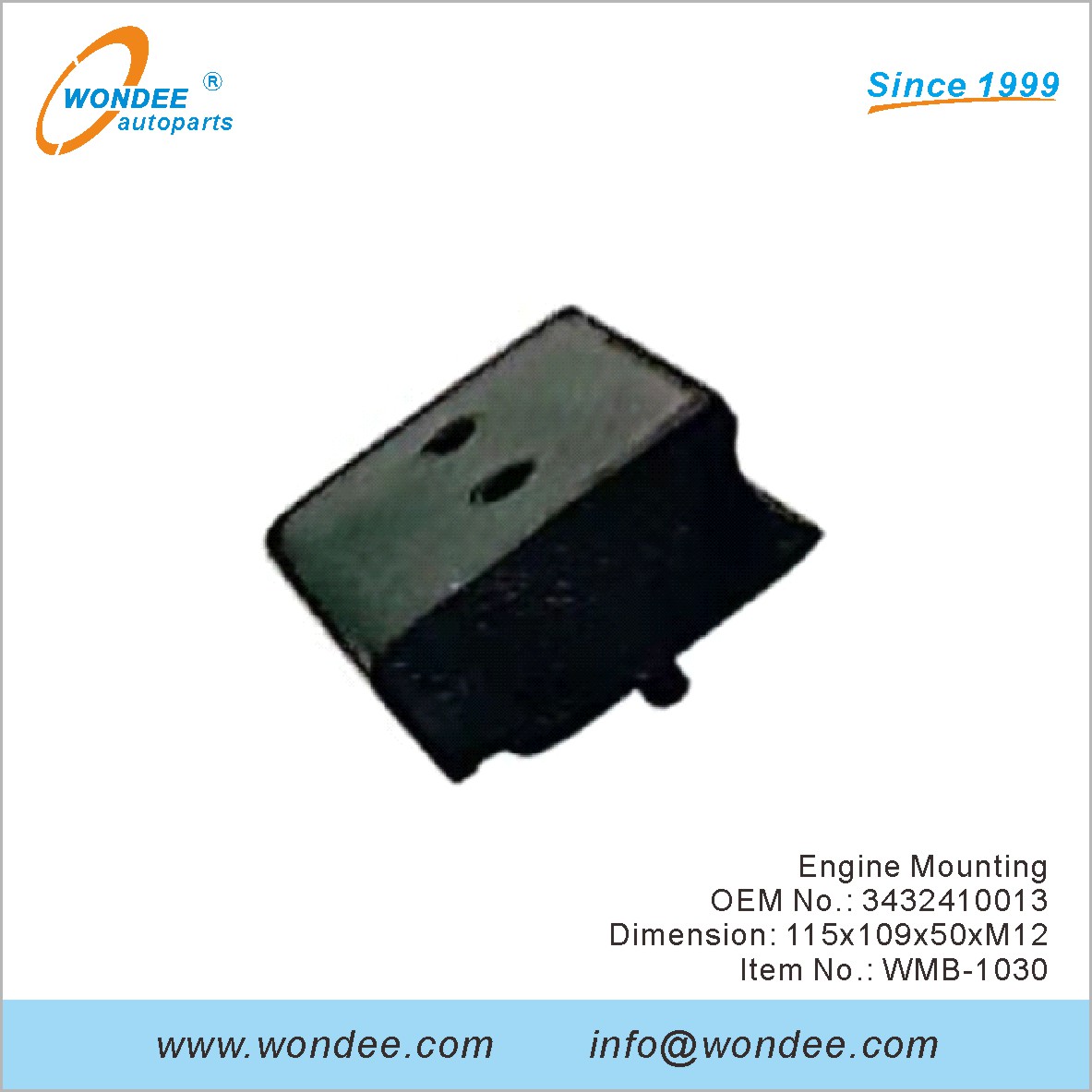 Engine Mounting OEM 3432410013 for Benz from WONDEE