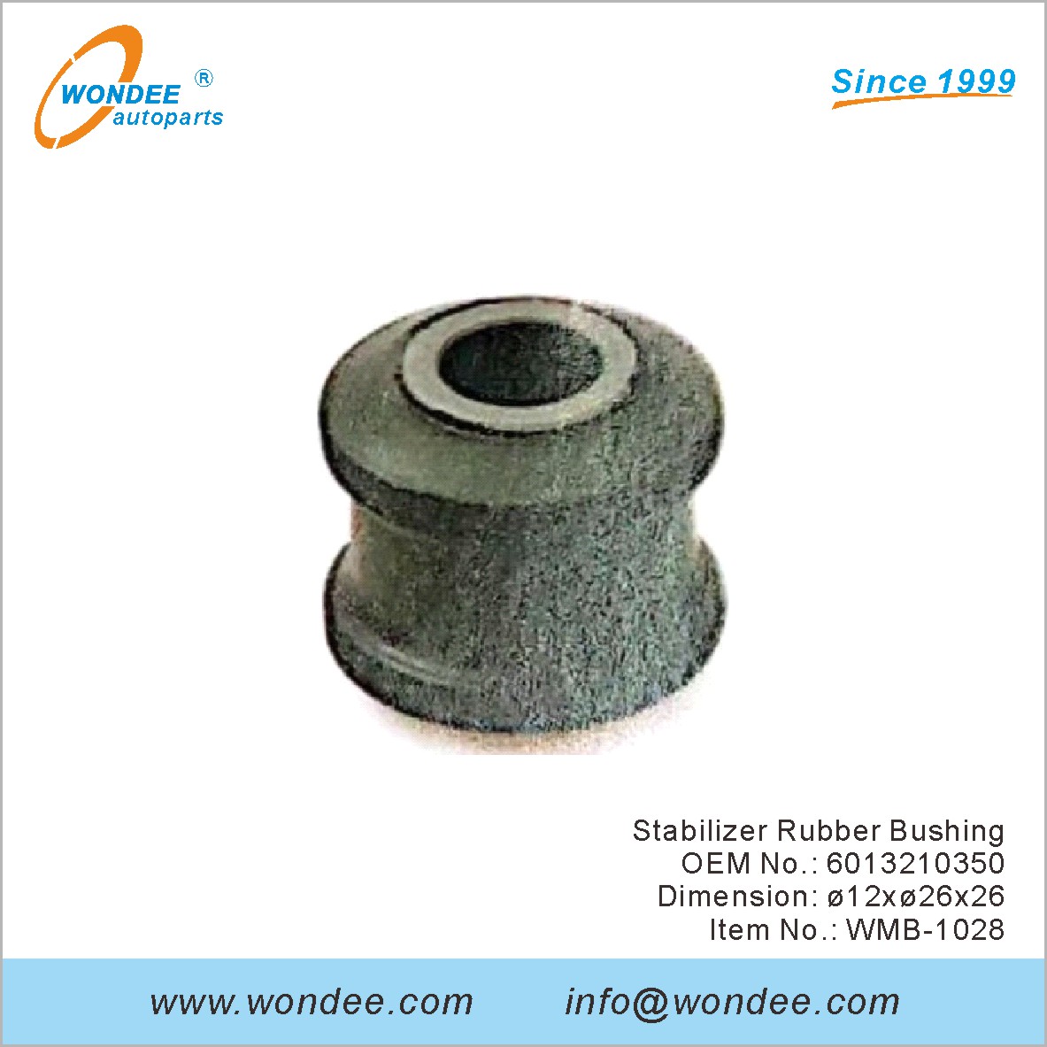 Stabilizer Rubber Bushing OEM 6013210350 for Benz from WONDEE