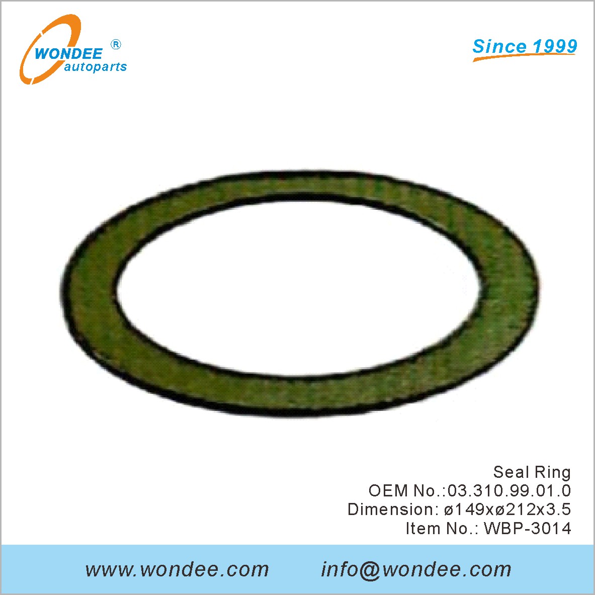 Seal Ring OEM 0331099010 for BPW from WONDEE