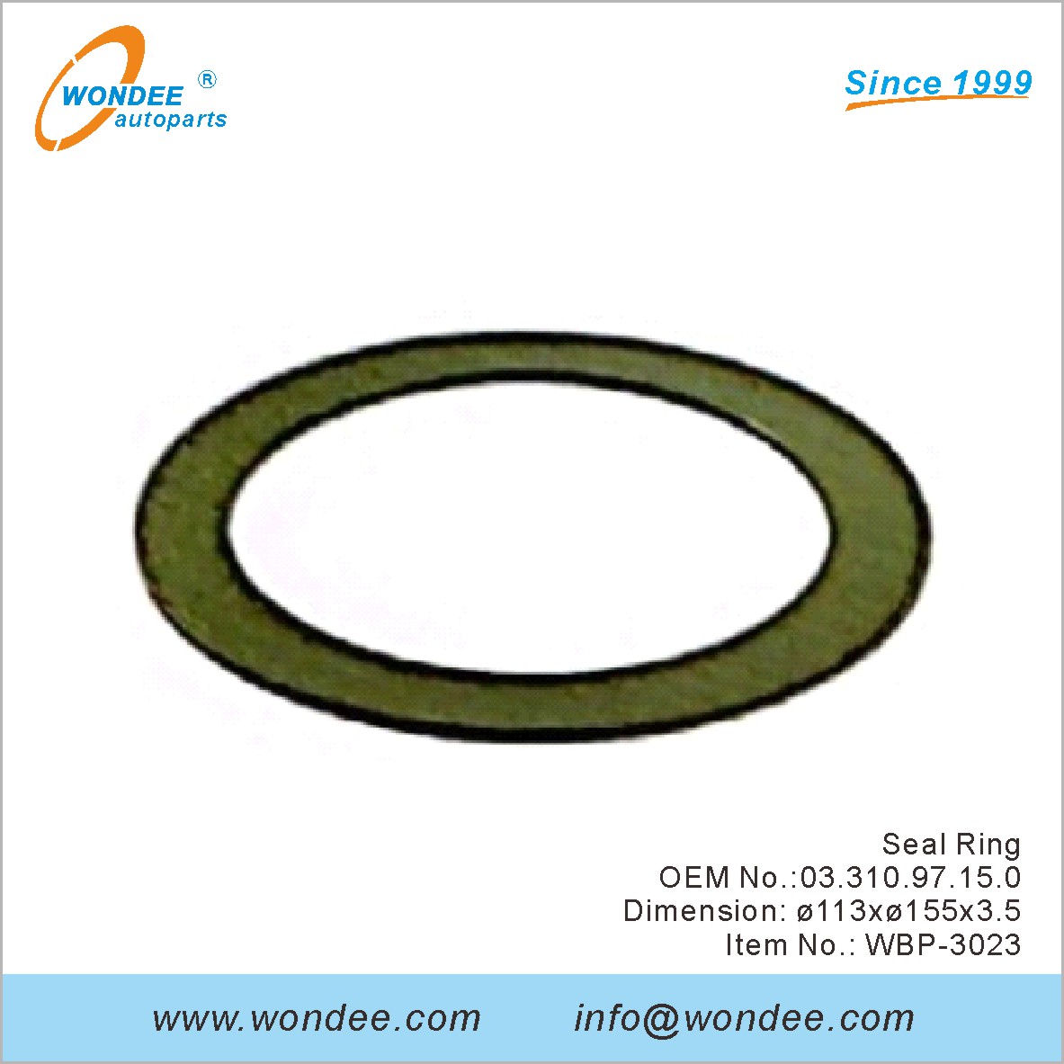 Seal Ring OEM 0331097150 for BPW from WONDEE