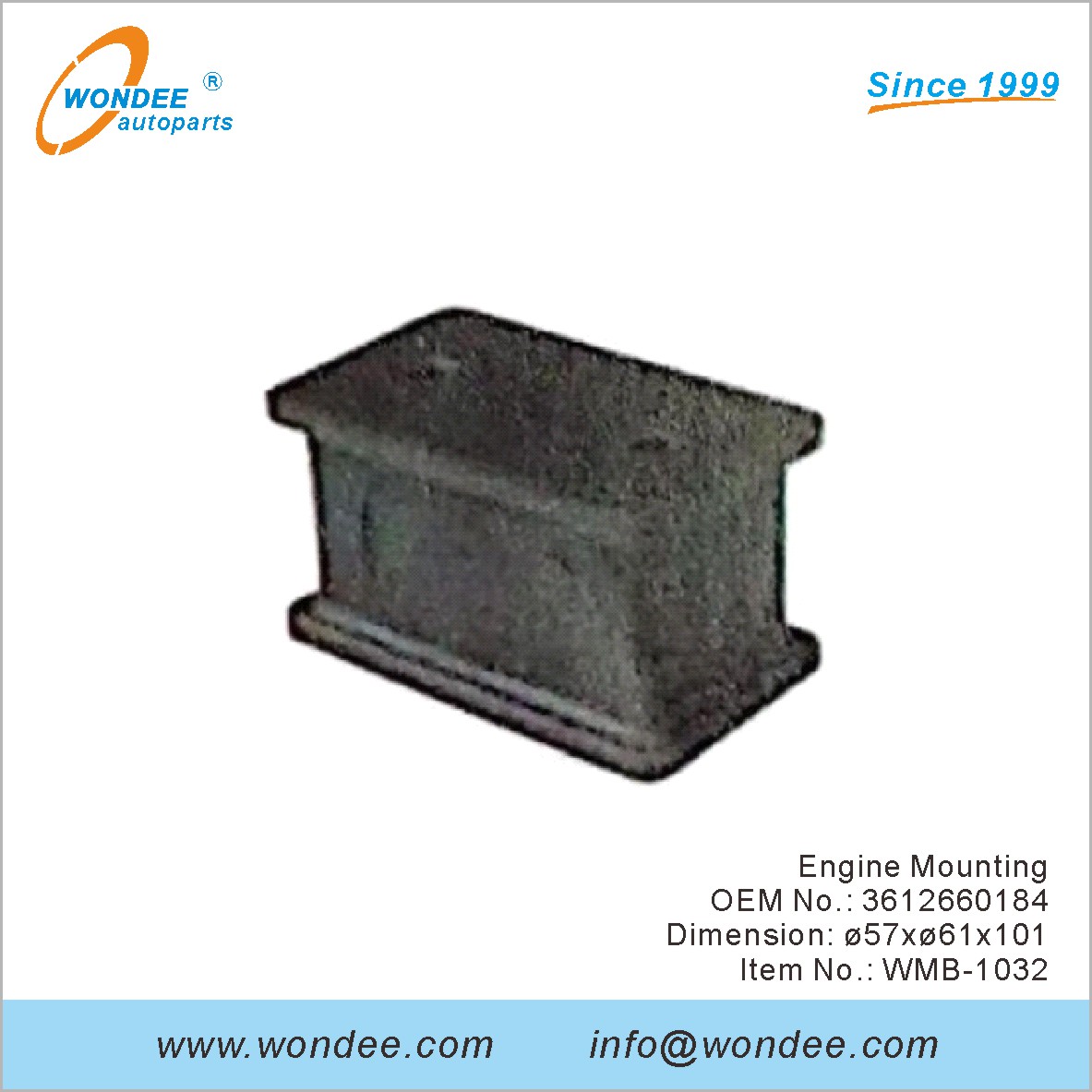 Engine Mounting OEM 3612660184 for Benz from WONDEE