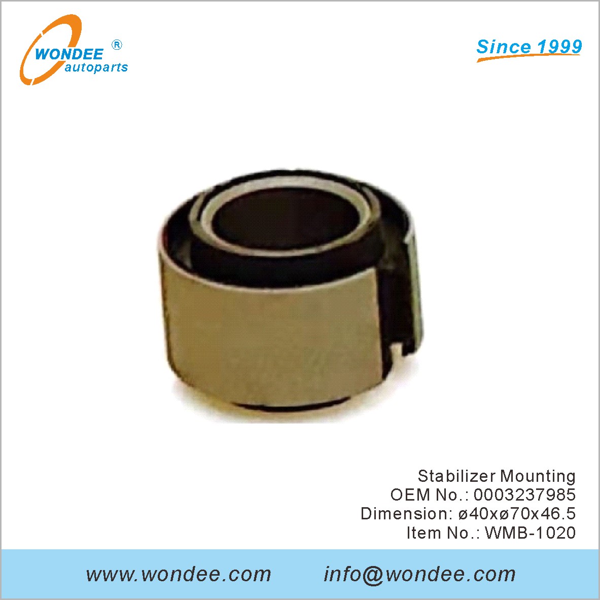 Stabilizer Mounting OEM 0003237985 for Benz from WONDEE