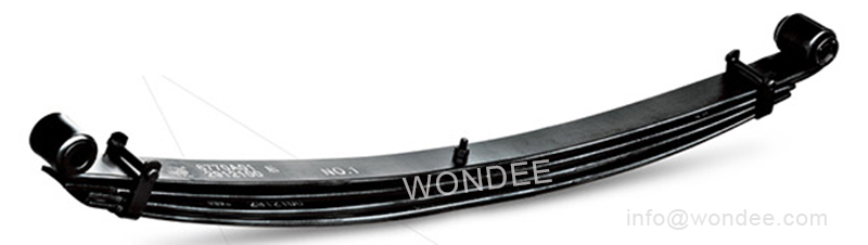 A double eye parabolic leaf spring for buses and trucks from a China manufacturer/WONDEE Autoparts/WONDEE Autoparts