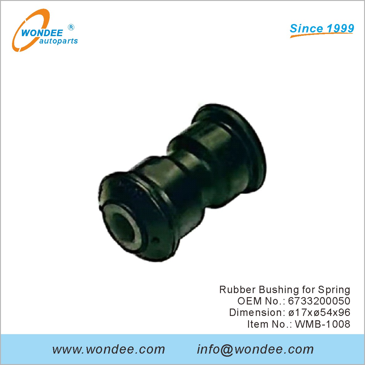Rubber Bushing for Spring OEM 6733200050 for Benz from WONDEE