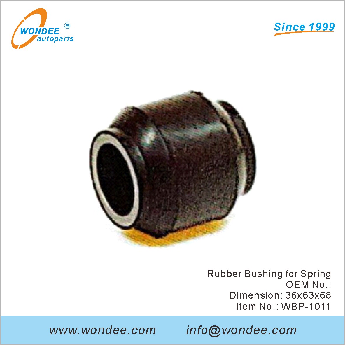Rubber Bushing for Spring OEM for BPW from WONDEE (3)