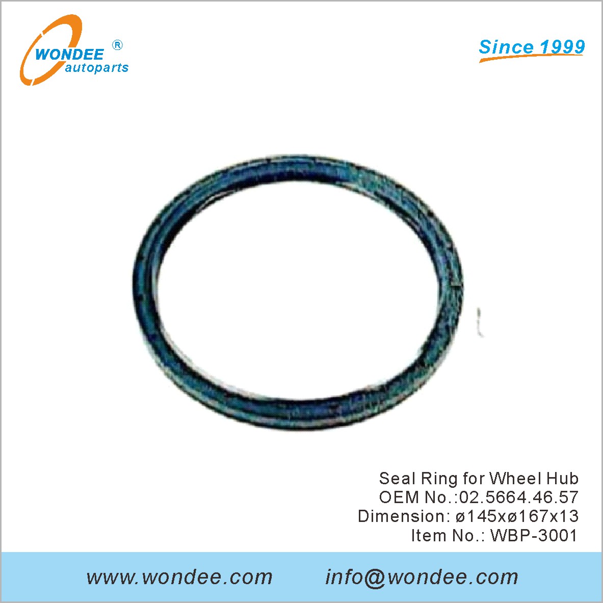 Seal Ring for Wheel Hub OEM 0256644657 for BPW from WONDEE