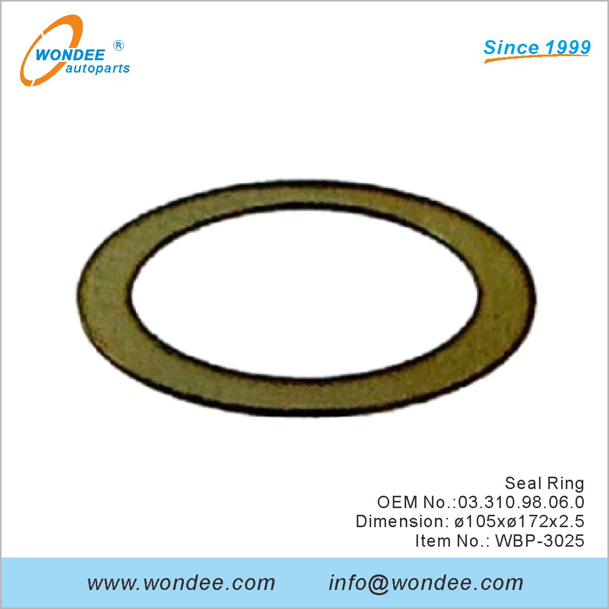 Seal Ring OEM 0331098060 for BPW from WONDEE