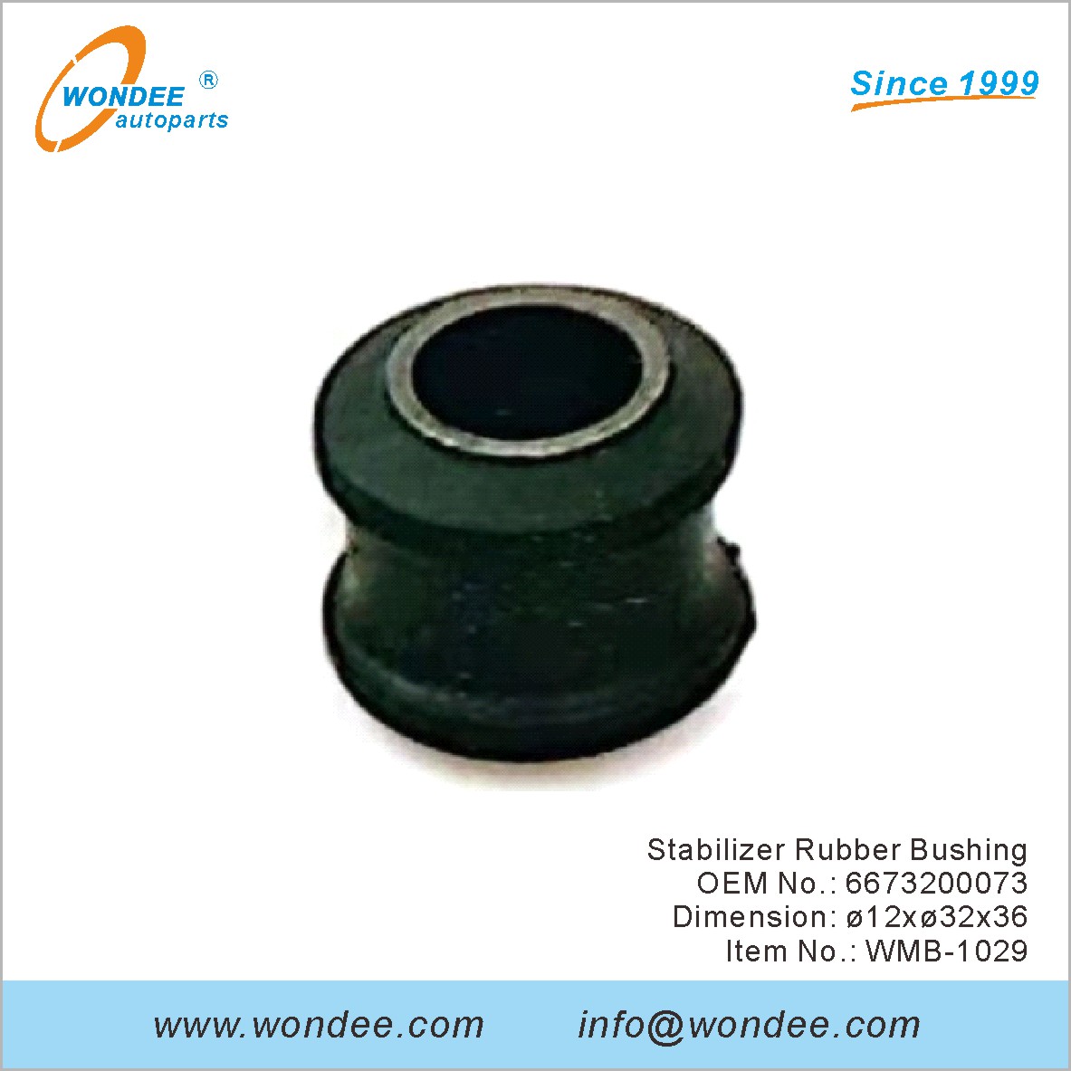 Stabilizer Rubber Bushing OEM 6673200073 for Benz from WONDEE