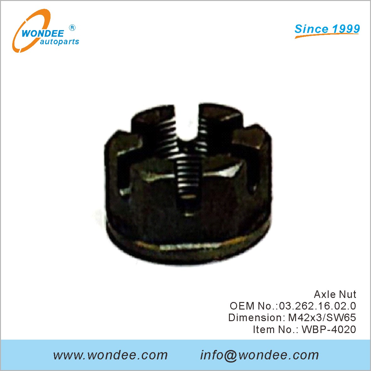 Axle Nut OEM 0326216020 for BPW from WONDEE