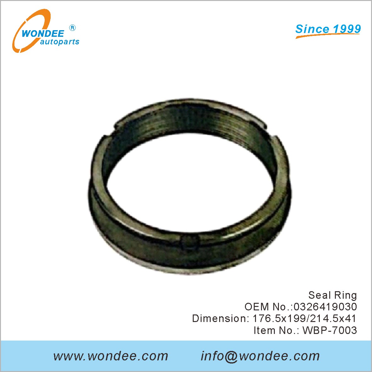 Seal Ring OEM 0326419030 for BPW from WONDEE