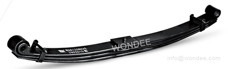 A double eye parabolic leaf spring for buses and trucks from a China manufacturer/WONDEE Autoparts