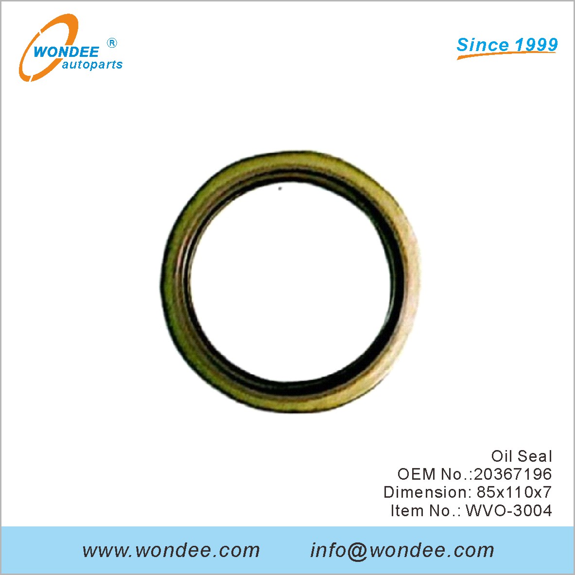 Oil Seal OEM 20367196 for Volvo from WONDEE
