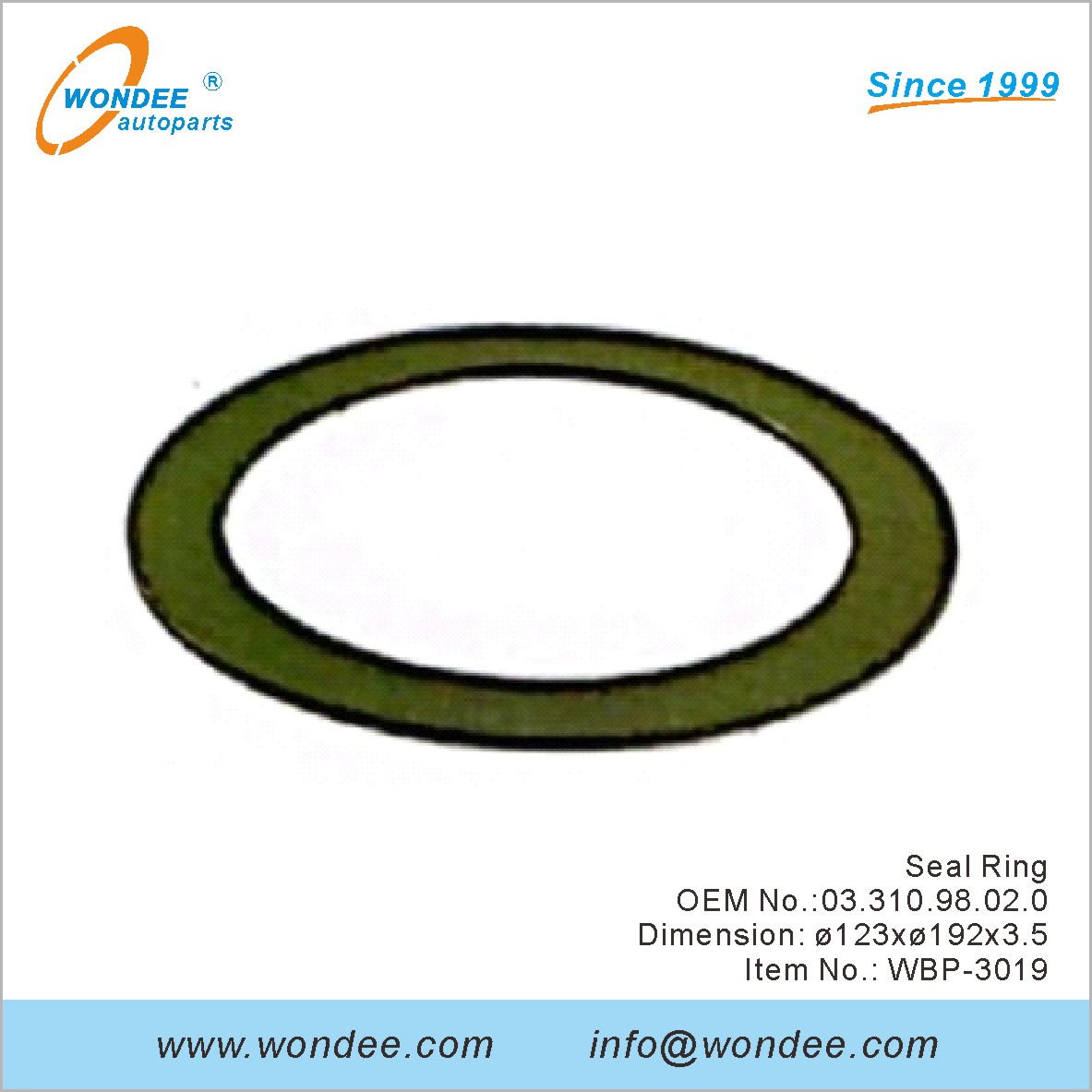 Seal Ring OEM 0331098020 for BPW from WONDEE