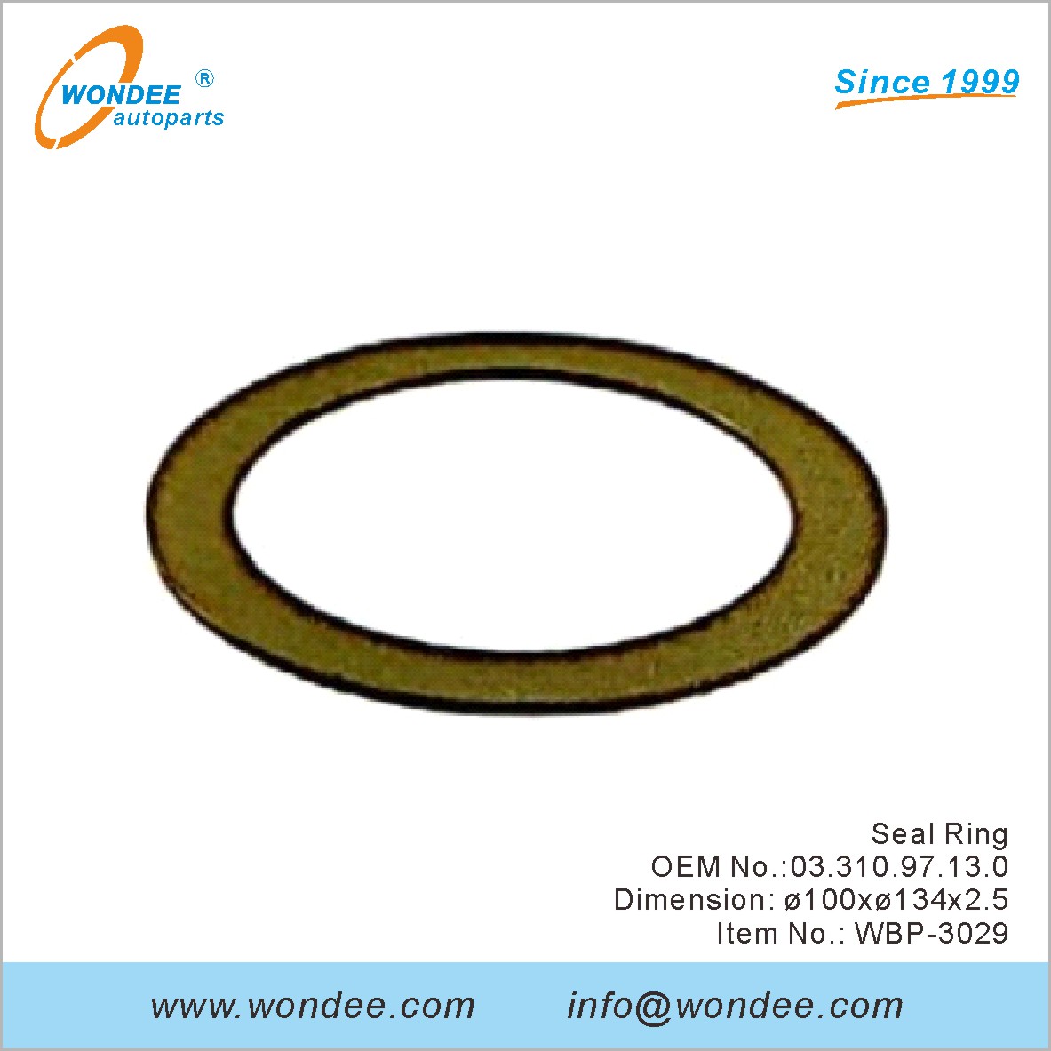 Seal Ring OEM 0331097130 for BPW from WONDEE