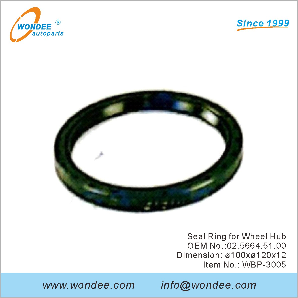Seal Ring for Wheel Hub OEM 0256645100 for BPW from WONDEE