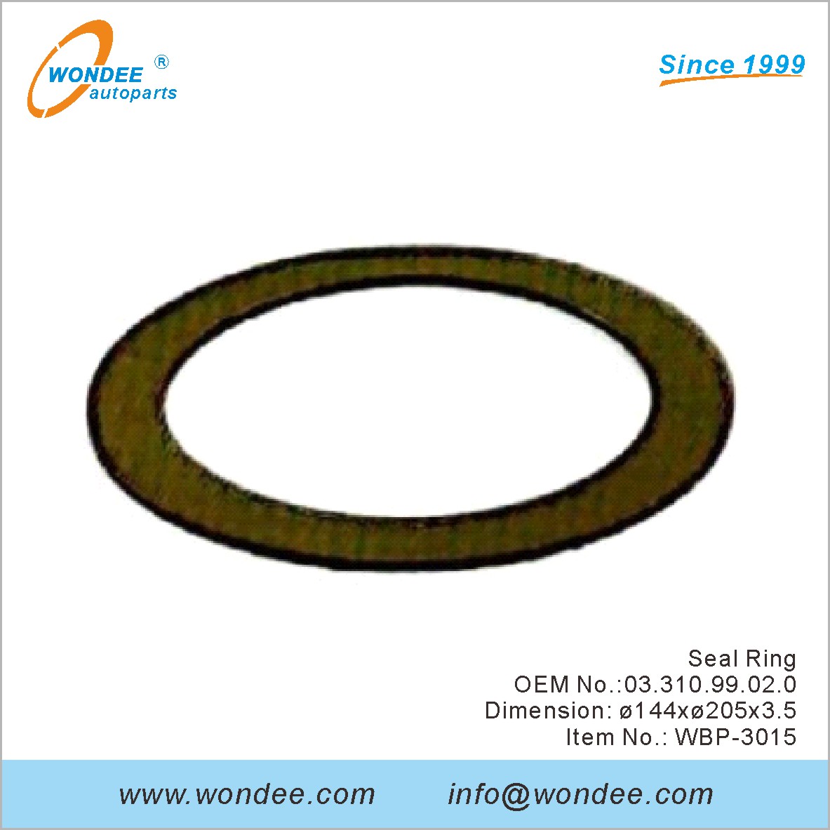 Seal Ring OEM 0331099020 for BPW from WONDEE