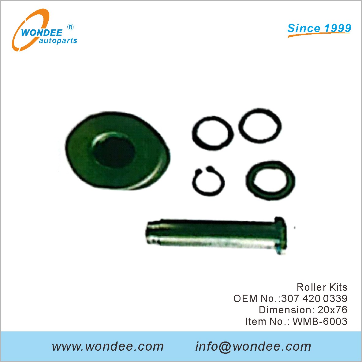 Roller Kits OEM 3074200339 for Benz from WONDEE