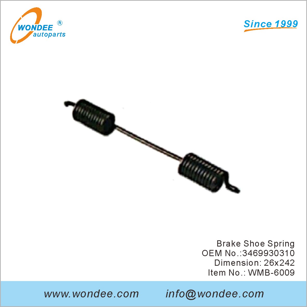 Brake Shoe Spring OEM 3469930310 for Benz from WONDEE