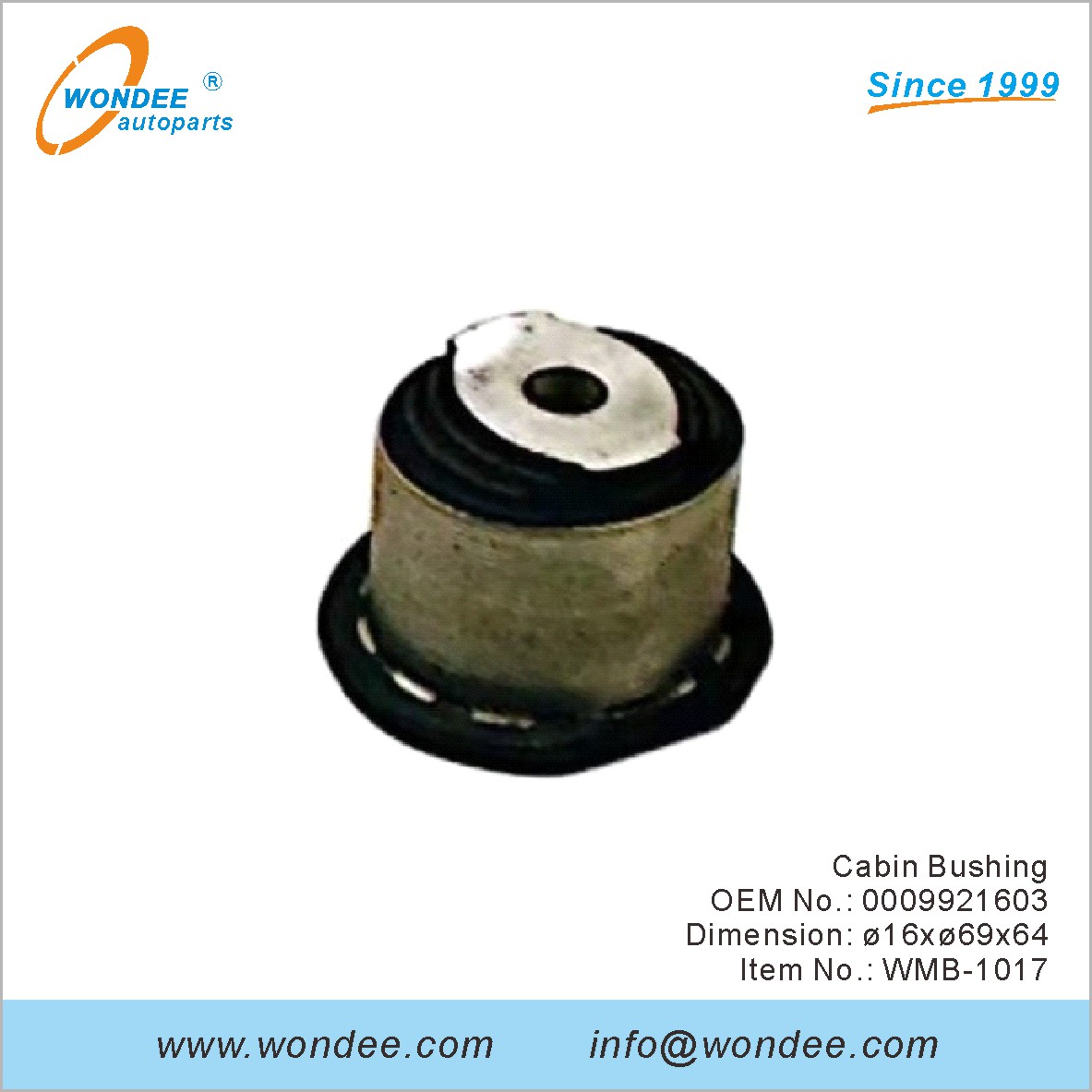 Cabin Bushing OEM 0009921603 for Benz from WONDEE