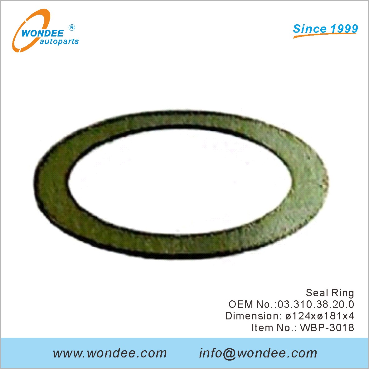 Seal Ring OEM 0331038200 for BPW from WONDEE