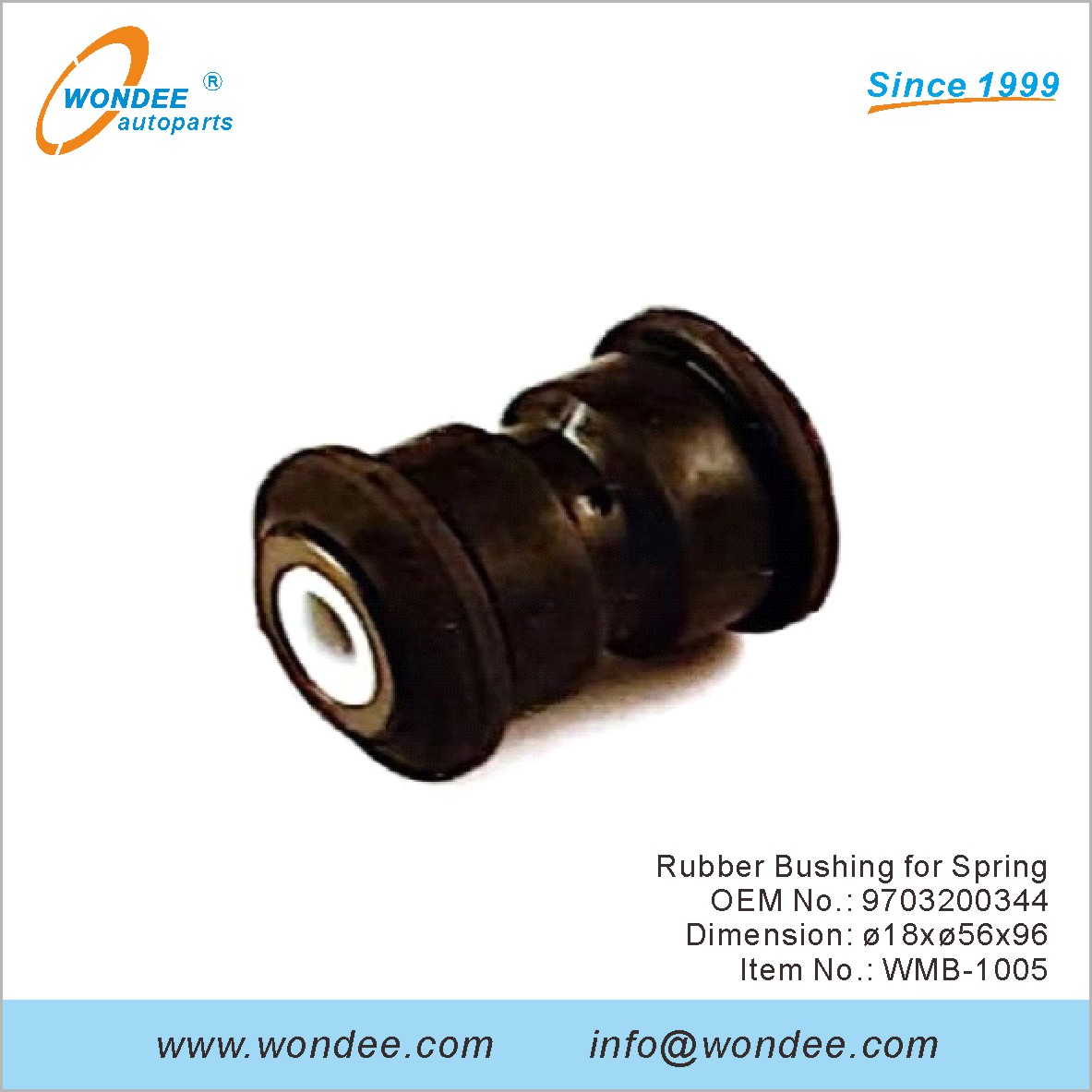 Rubber Bushing for Spring OEM 9703200344 for Benz from WONDEE