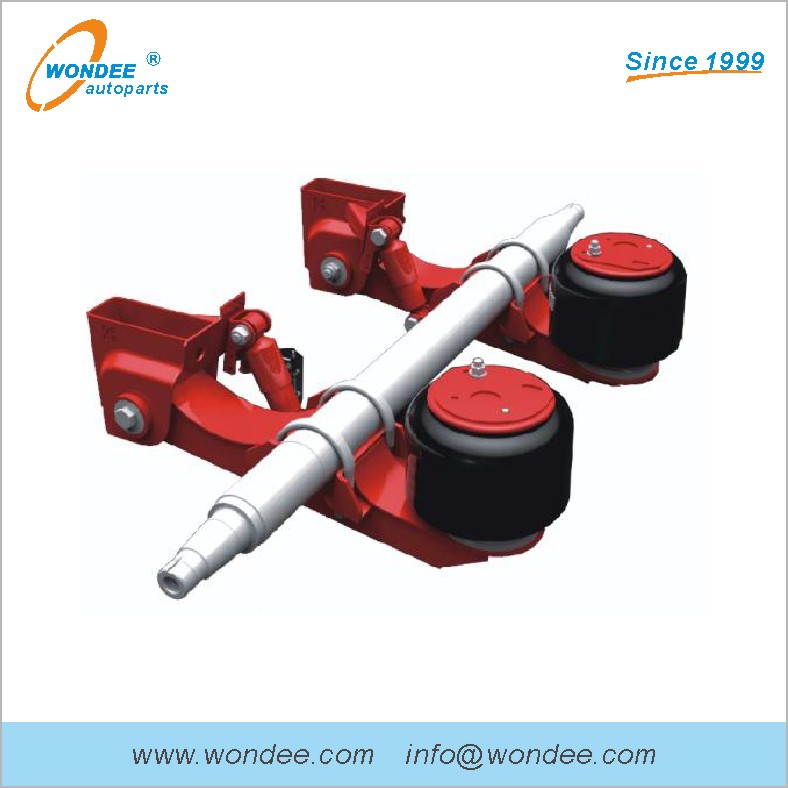 9T 11T Lifting And Unlifting Type Semi Trailer Beam Type Air Suspension for American Market