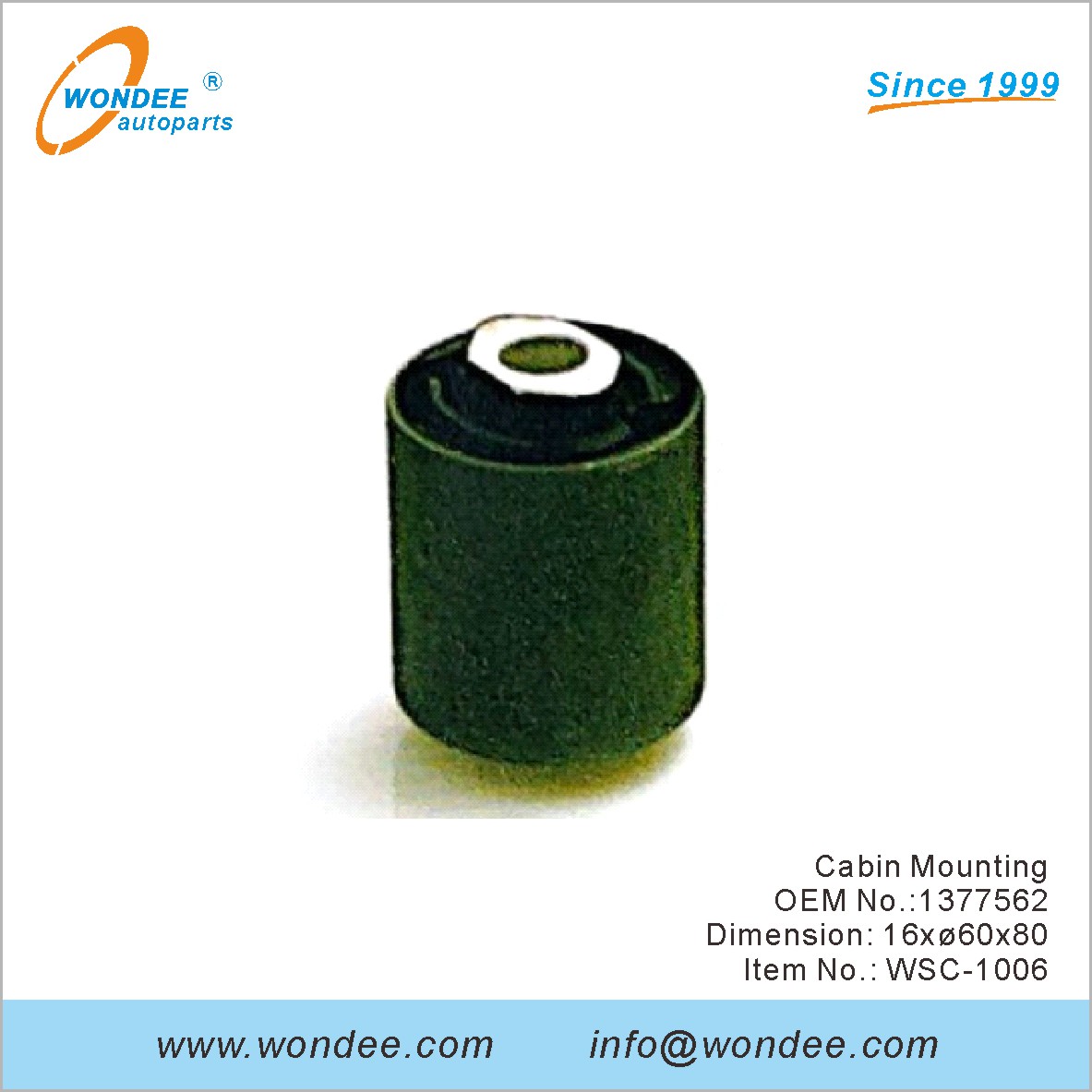 Cabin Mounting OEM 1377562 from WONDEE