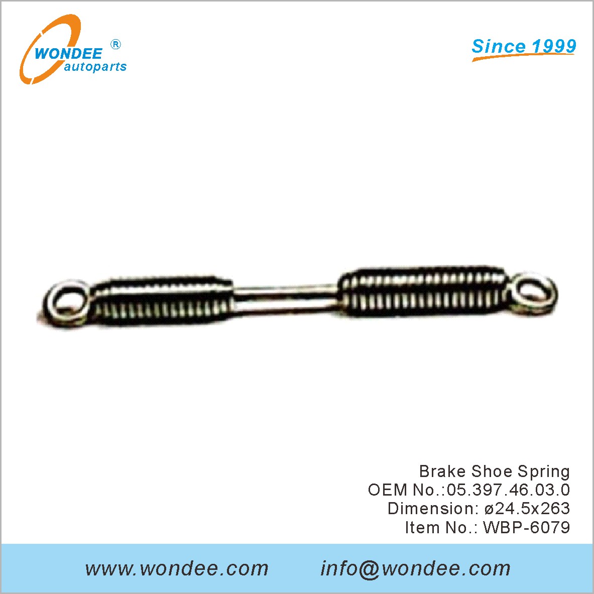 Brake Shoe Spring OEM 0539746030 for BPW from WONDEE