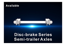 Disc brake axle