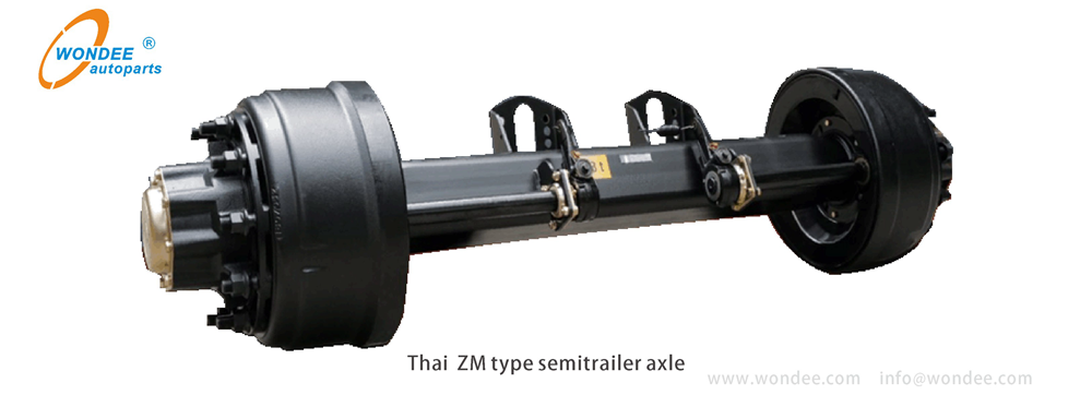 Thai ZM type semitrailer axle