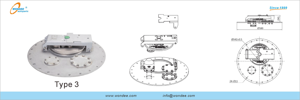 Manhole cover of Tanker trailer for Diesel and gasoline from WONDEE Autoparts (8)