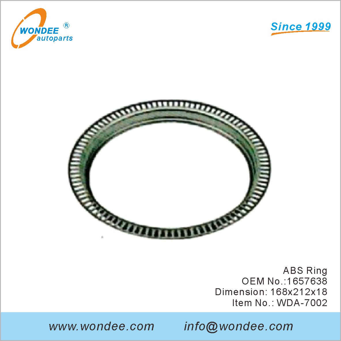 ABS Ring OEM 1657638 for DAF from WONDEE