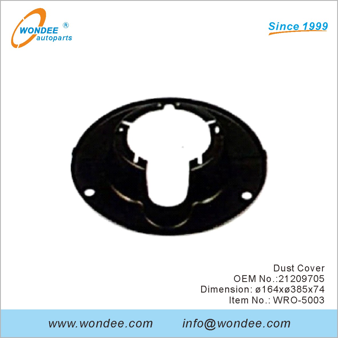 Dust Cover OEM 21209705 for ROR from WONDEE