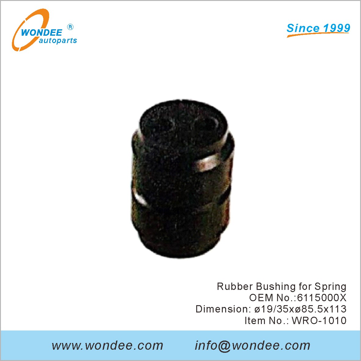 Rubber Bushing for Spring OEM 6115000X for ROR from WONDEE