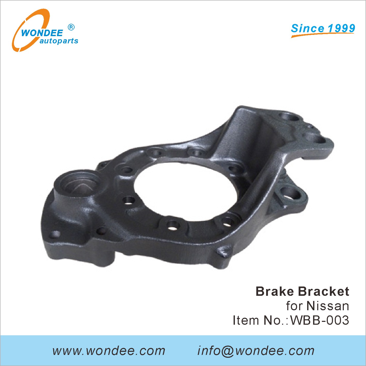 Brake Bracket and Spare Tire Carrier for Trucks