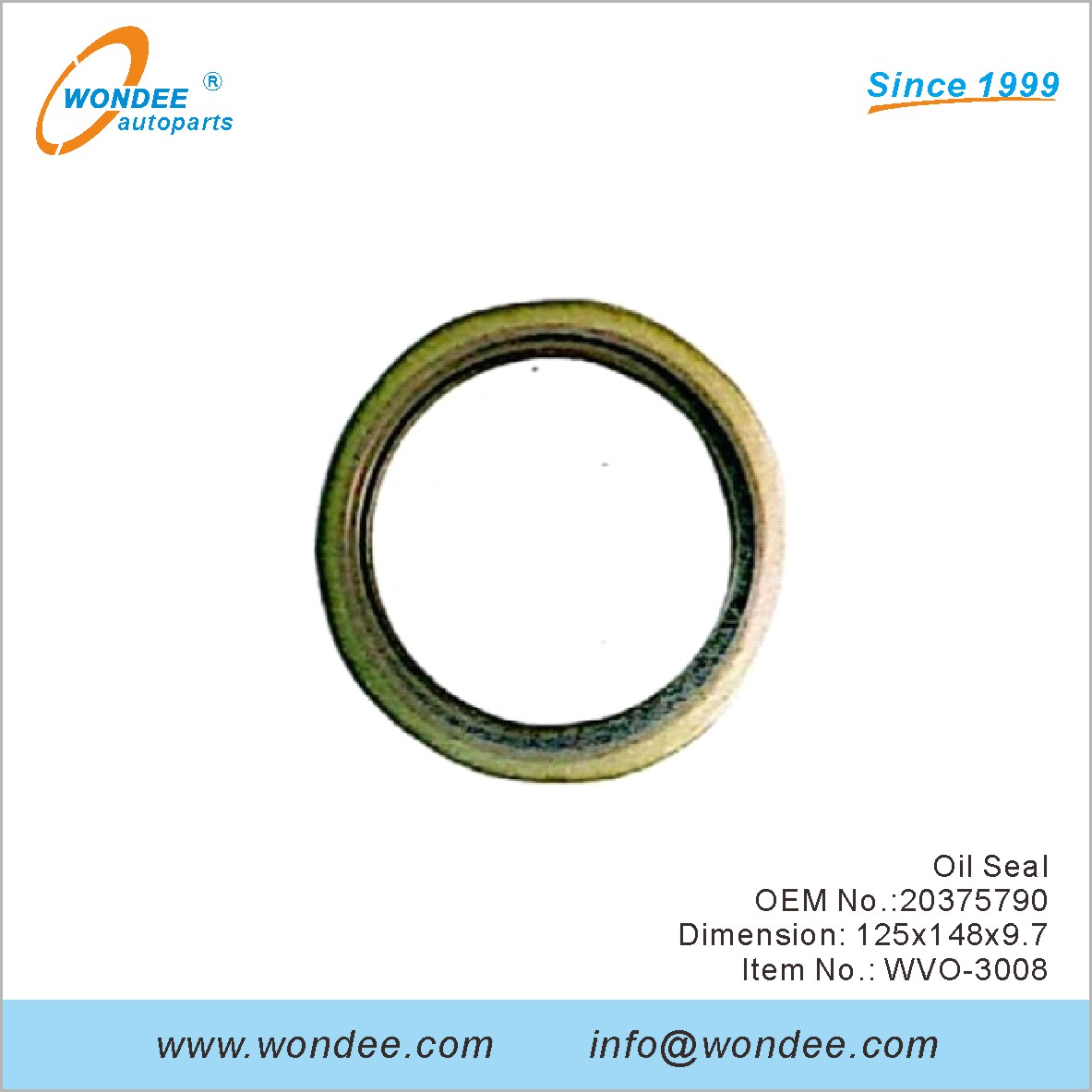 Oil SealOEM 20375790 for Volvo from WONDEE