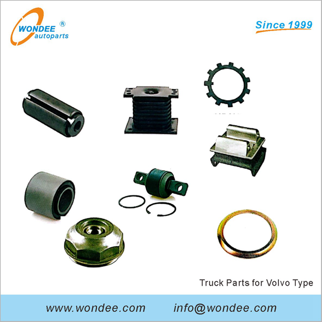 Volvo Type Rubber Bushing, Spring Buffer, Axle Rod Mounting,engine Mounting, Repair Kit, Oil Seal, Hub Cap for Truck